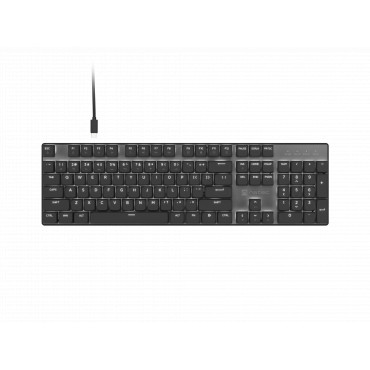 Natec Amberjack | Keyboard | Wired | US | Linear | White backlight, Hot-swappable switches, Anti-ghosting, Built-in memory, Macr