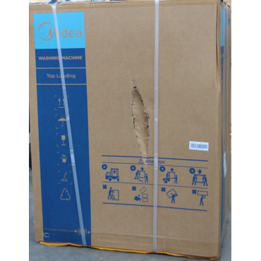 SALE OUT. Midea MF100T70BA10/W-HR Washing Machine, D, Top loading, Washing 7 kg, White | SALE OUT. | Midea Washing Machine | MF1