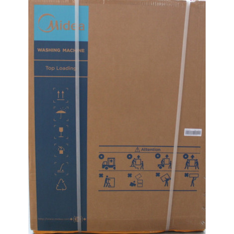SALE OUT. Midea MF100T70BA10/W-HR Washing Machine, D, Top loading, Washing 7 kg, White | SALE OUT. | Midea Washing Machine | MF1