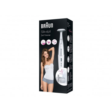 Braun Precision hair remover | Silk-épil FG1100 | Cordless | Number of length steps 2 | White