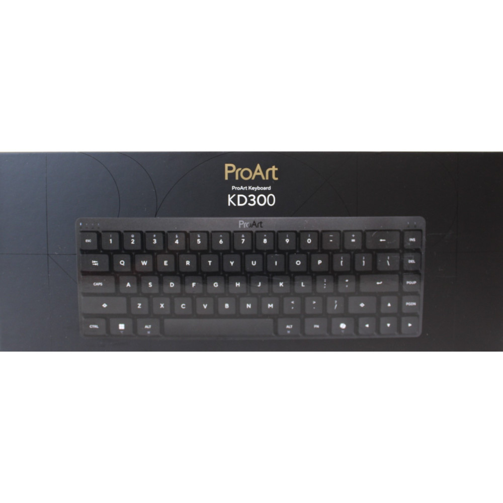 SALE OUT. Asus KD300 KEYBOARD/BK/UI/68/3-MODE | SALE OUT. | Asus ProArt KD300 | Keyboard | Wireless/Wired | US | Bluetooth | Wir