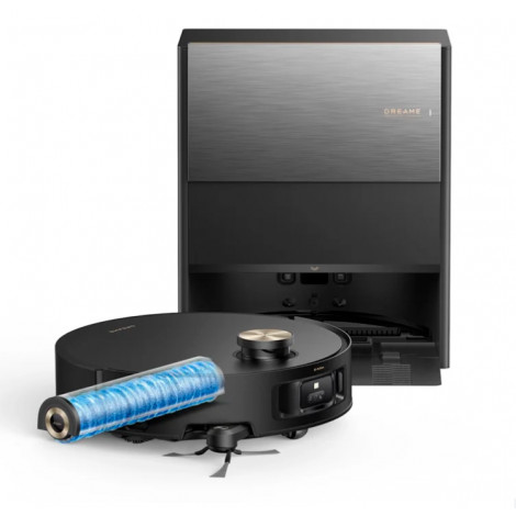 Dreame Robotic Vacuum Cleaner | Aqua10 Roller | Wet&Dry | Operating time (max) 196 min | 6400 mAh | 30000 Pa | Black