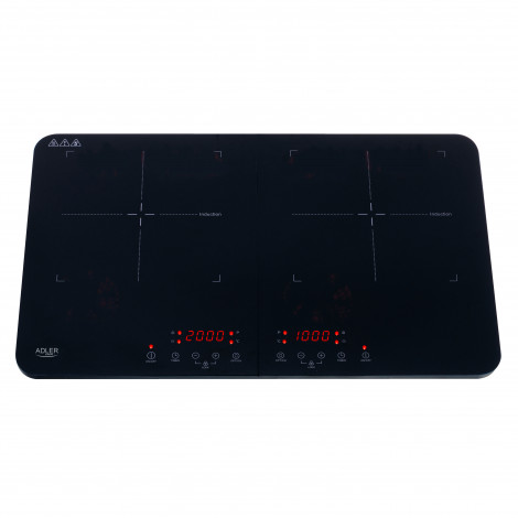 AD 6516 | Adler Cooker | Touch controls | Number of burners/cooking zones 2 | Induction | Black