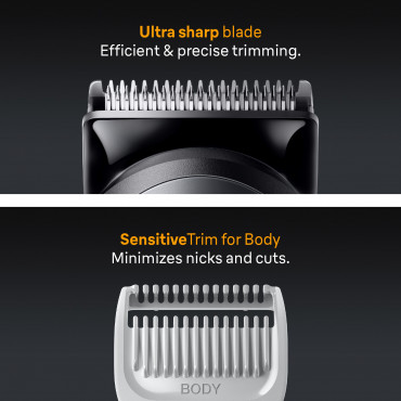 Braun 7-in-1 Grooming Kit | All-in-One Kit Series 5 AIO5520 | Cordless | Number of length steps 14 | Black