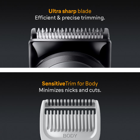 Braun 7-in-1 Grooming Kit | All-in-One Kit Series 5 AIO5520 | Cordless | Number of length steps 14 | Black