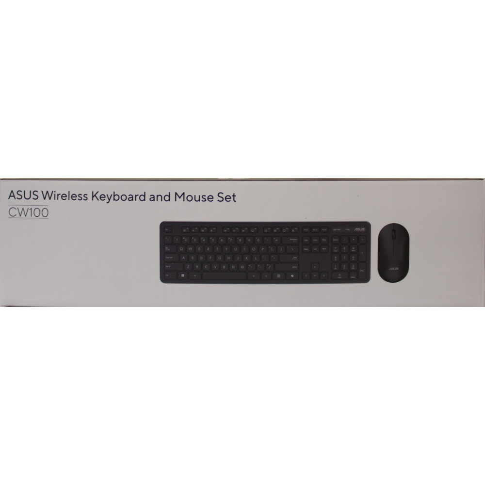 SALE OUT. ASUS CW100 KEYBOARD+MOUSE/BK/UI/104 | SALE OUT. | Asus CW100 | Keyboard and Mouse Set | Wireless | US | Black | DEMO