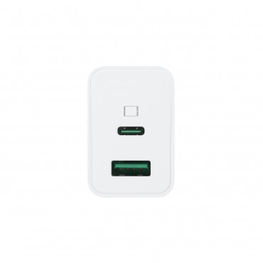 OPPO SUPERVOOC 45W Dual-Port Charger (White), OSAB4CB4AE