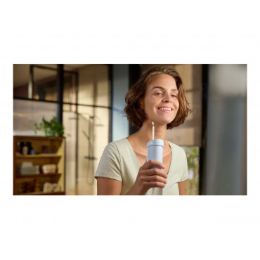 Philips Oral Irrigator | HX3333/24 Compact Flosser 1000 | 200 ml | Number of heads 1 | Blue