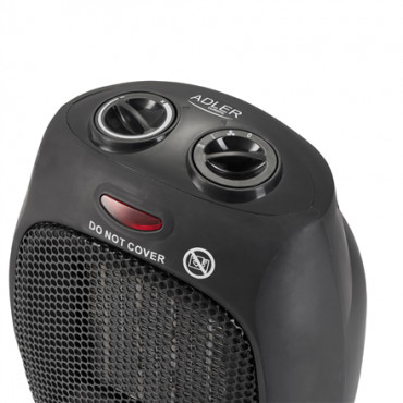Adler | AD 7702 | Fan Heater | 1500 W | Number of power levels 2 | Black