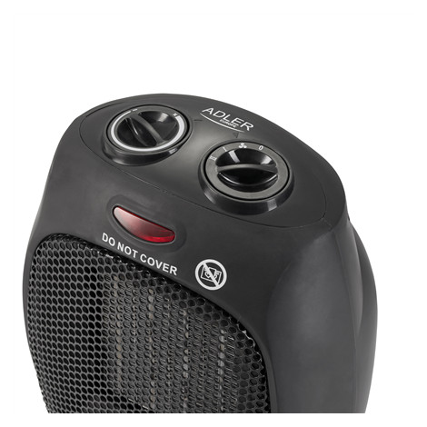 Adler | AD 7702 | Fan Heater | 1500 W | Number of power levels 2 | Black