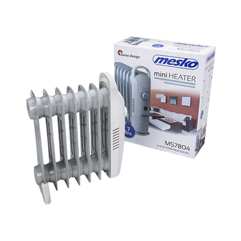 Mesko | MS 7804 | Oil Filled Radiator | 700 W | Number of power levels 1 | White