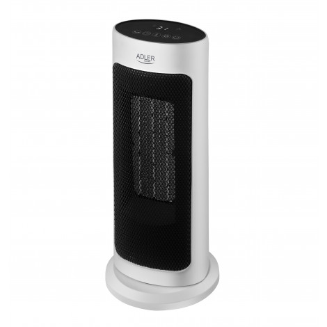 Adler | Tower Fan Heater with Timer | AD 7738 | Ceramic | 2000 W | Number of power levels 2 | Suitable for rooms up to 25 m | Wh