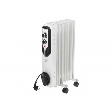 Adler | Oil-Filled Radiator | AD 7815 | Oil Filled Radiator | 1500 W | Number of power levels 3 | White