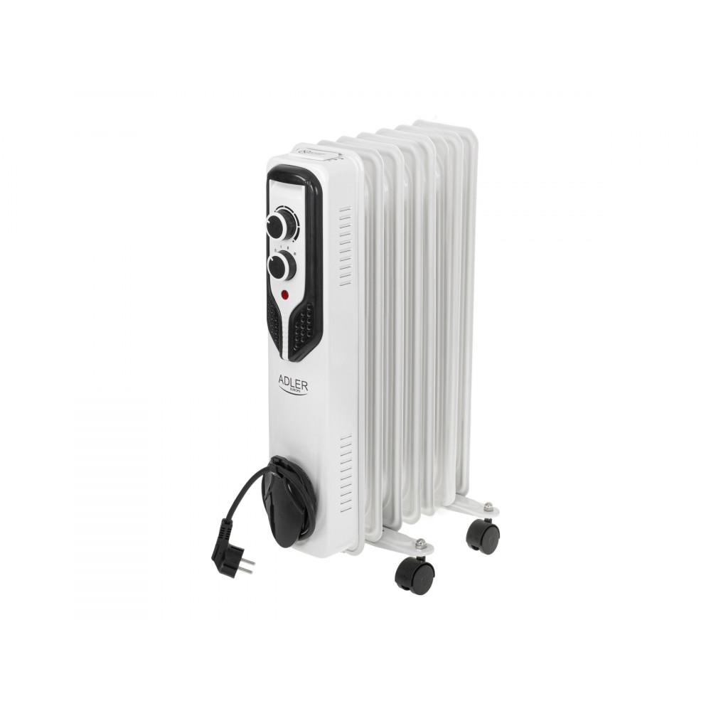 Adler | Oil-Filled Radiator | AD 7815 | Oil Filled Radiator | 1500 W | Number of power levels 3 | White