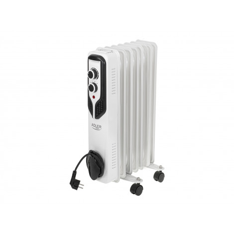 Adler | Oil-Filled Radiator | AD 7815 | Oil Filled Radiator | 1500 W | Number of power levels 3 | White