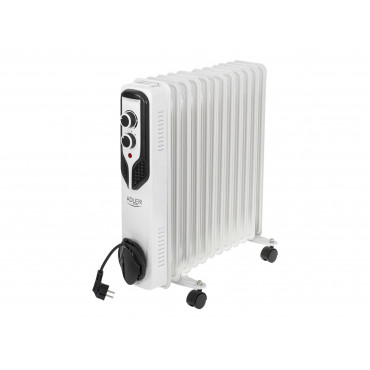 Adler | Oil-Filled Radiator | AD 7817 | Oil Filled Radiator | 2500 W | Number of power levels 3 | White