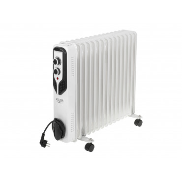 Adler | Oil-Filled Radiator | AD 7819 | Oil Filled Radiator | 2500 W | Number of power levels 3 | White