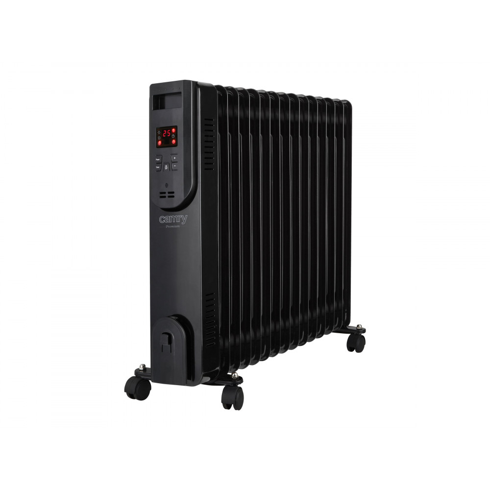 Camry | Oil-Filled Radiator with Remote Control | CR 7820 | Oil Filled Radiator | 2500 W | Number of power levels 3 | Black