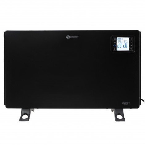Camry Fan Heater with Remote Control | CR 7739 | Convection Heater | 2000 W | Number of power levels 3 (750W/1250W/2000W) | Blac