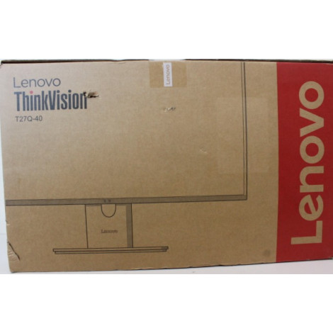 SALE OUT. Lenovo ThinkVision T27Q-40 27 2560x1440/HDMI/3Y Warranty | SALE OUT. Lenovo | T27Q-40 | 27 " | IPS | 16:9 | 120 Hz | 6