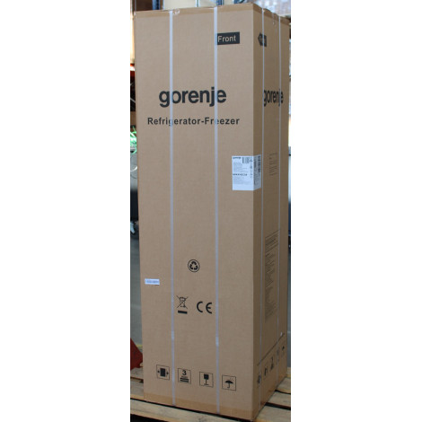 SALE OUT. Gorenje NRK418ECS4 Refrigerator, E, Free standing, Combi, Height 182.4 cm, Net Fridge 171 L, Net Freezer 85 L, Grey | 