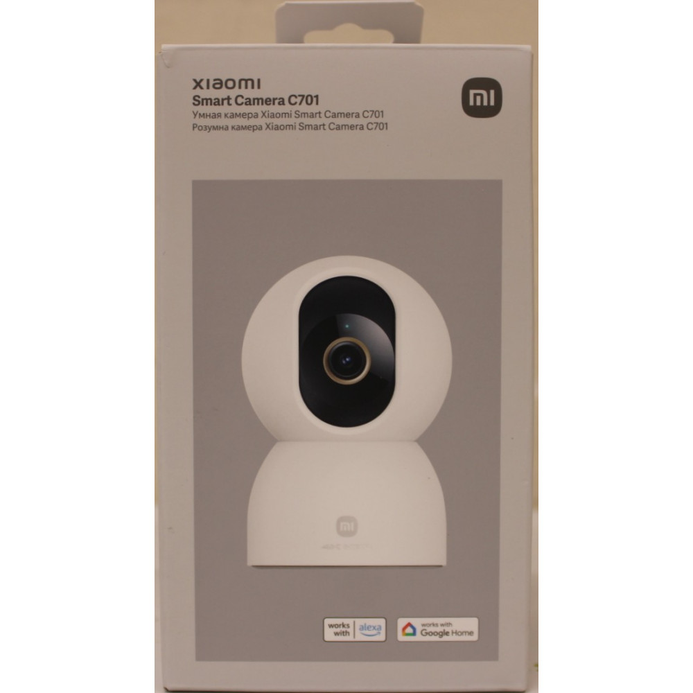 SALE OUT. Xiaomi Smart Camera C701 EU | Xiaomi Smart Camera C701 EU | 24 month(s) | Dome | 8 MP | F/1.6 | H.265 | microSD card (