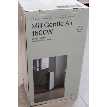 SALE OUT. Mill AB-H1500DN 1500W Oil Filled Radiator, White | Mill | Heater | AB-H1500DN | Oil Filled Radiator | 1500 W | Number 
