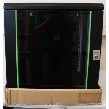 SALE OUT. Digitus 12U Wall Mounting Cabinet, Unique Series - 600x600 mm, Black | SALE OUT. | Digitus | Wall Mounting Cabinet Uni