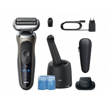 Braun 72-C7200cc Series 7 Shaver, Black/Gold | Braun