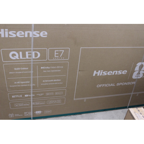 SALE OUT. Hisense 65E7Q 65" (164 cm) UHD QLED Smart TV | SALE OUT. Hisense UHD QLED Smart TV | 65E7Q | 65" | Smart TV | VIDAA OS