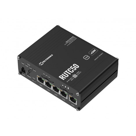 Teltonika RUTC5021 Industrial 5G Router with Wi-Fi 6 | Teltonika