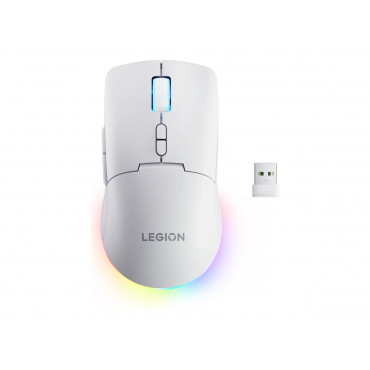 Lenovo RGB Gaming Mouse | Legion M220 | Wireless | 2.4 GHz, Bluetooth, Wired | Glacier White