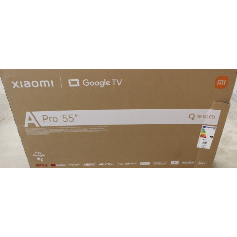 SALE OUT. Xiaomi QLED TV A Pro 2026 55'' | SALE OUT. | Xiaomi QLED TV A Pro 2026 | 55 | Smart TV | Google TV | 4K UHD | DAMAGED 