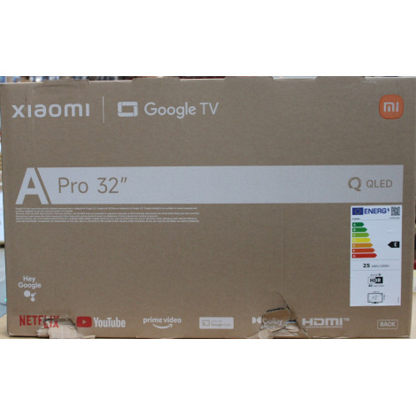 SALE OUT. Xiaomi QLED TV A Pro 2026 32" | SALE OUT. | Xiaomi QLED TV A Pro 2026 | 32" | Smart TV | Google TV | HD | Dark Gray | 