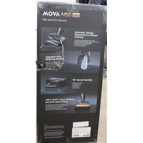 SALE OUT. | MOVA Wet and Dry Vacuum cleaner | M50 Ultra | Cordless operating | Handstick | Washing function | 450 W | Operating 