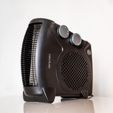 Cecotec ReadyWarm 2000 Max Dual Black | Fan heater | 2000 W | Number of power levels 3 | Suitable for rooms up to 20 m | Black