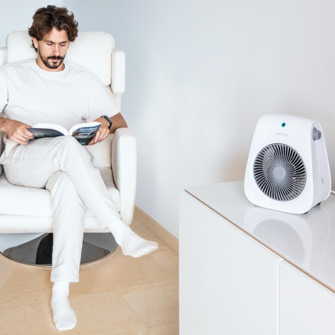 Cecotec ReadyWarm 2000 Max Force White | Fan heater | 2000 W | Number of power levels 2 | Suitable for rooms up to 20 m | White