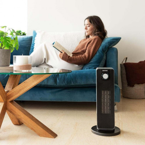 Cecotec ReadyWarm 2000 Max Ceramic Rotate | Ceramic Heater | 2000 W | Number of power levels 3 | Suitable for rooms up to 20 m |