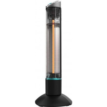 Cecotec ReadyWarm 1000 Power Tower | Halogen Heater | 1000 W | Number of power levels 2 | Black | IP55