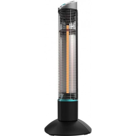 Cecotec ReadyWarm 1000 Power Tower | Halogen Heater | 1000 W | Number of power levels 2 | Black | IP55