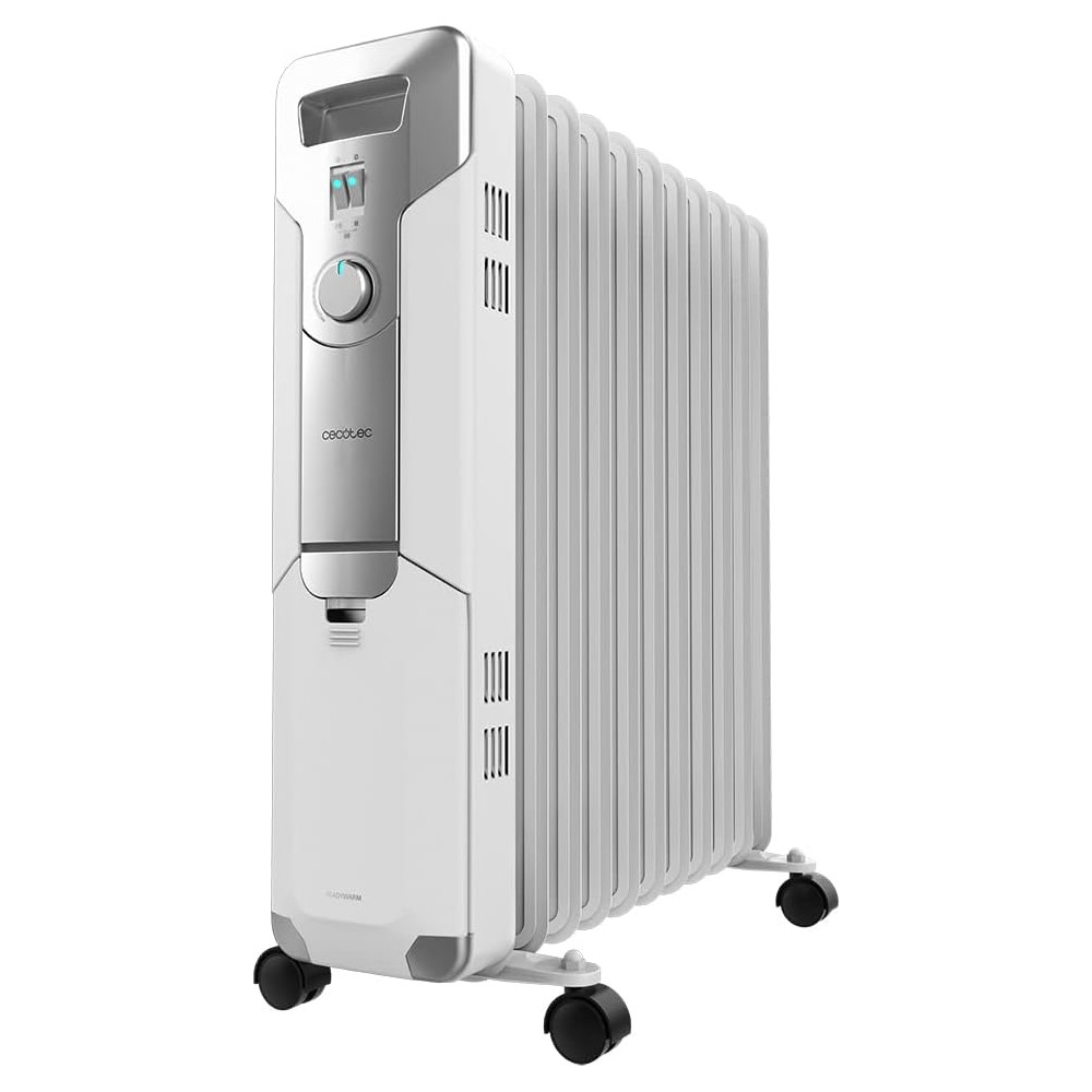 Cecotec ReadyWarm 11000 Space | Oil Radiator | 2500 W | Number of power levels 3 | Suitable for rooms up to 25 m | White