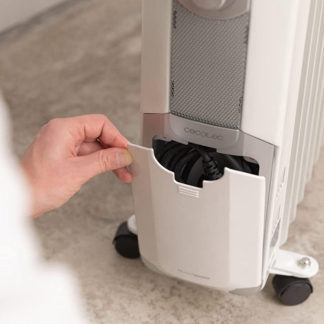 Cecotec ReadyWarm 11000 Space | Oil Radiator | 2500 W | Number of power levels 3 | Suitable for rooms up to 25 m | White