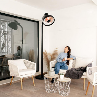 Cecotec ReadyWarm 21000 Carbon Focus | Infrared Heater | 2100 W | Number of power levels 3 | Suitable for rooms up to 20 m | Bla