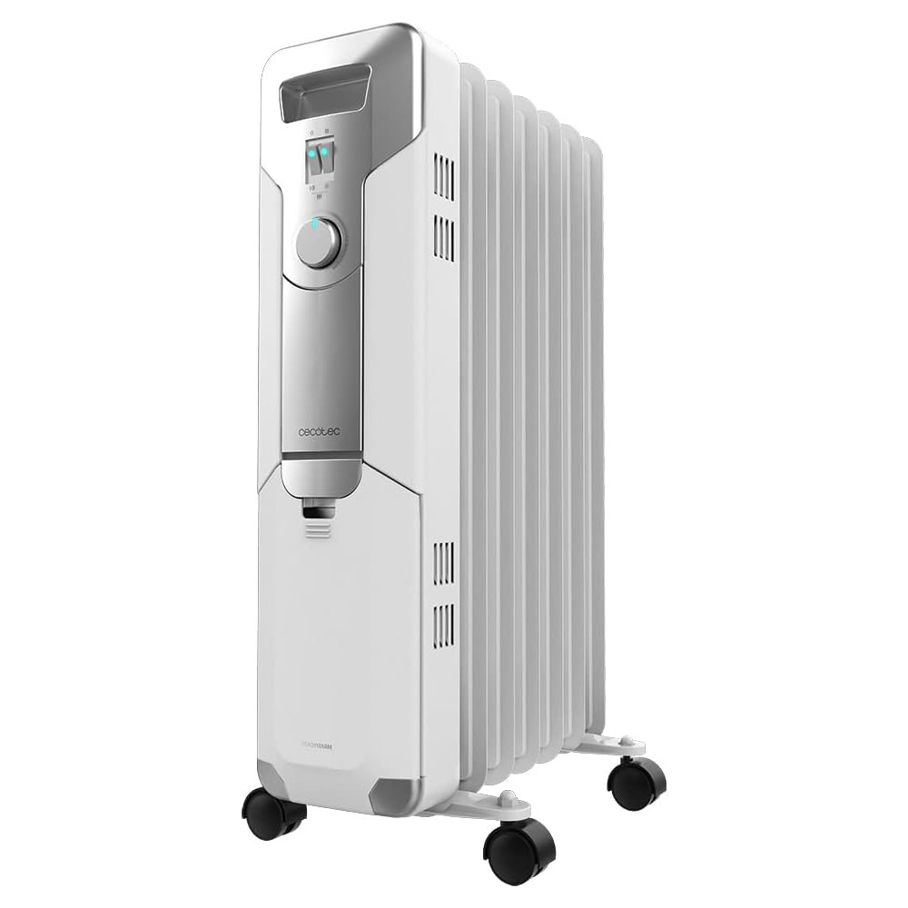 Cecotec ReadyWarm 7000 Space | Oil Radiator | 1500 W | Number of power levels 3 | Suitable for rooms up to 15 m | White