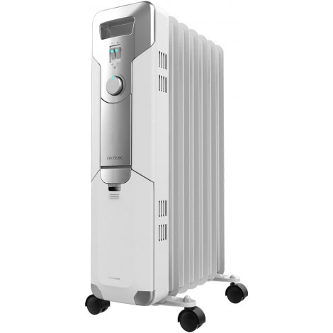 Cecotec ReadyWarm 7000 Space | Oil Radiator | 1500 W | Number of power levels 3 | Suitable for rooms up to 15 m | White