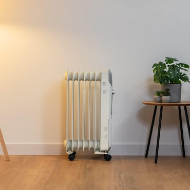 Cecotec ReadyWarm 7000 Space | Oil Radiator | 1500 W | Number of power levels 3 | Suitable for rooms up to 15 m | White
