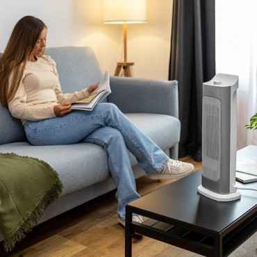 Cecotec ReadyWarm 6700 Ceramic Sky | Ceramic Heater | 2000 W | Number of power levels 3 | Suitable for rooms up to 20 m | Suitab