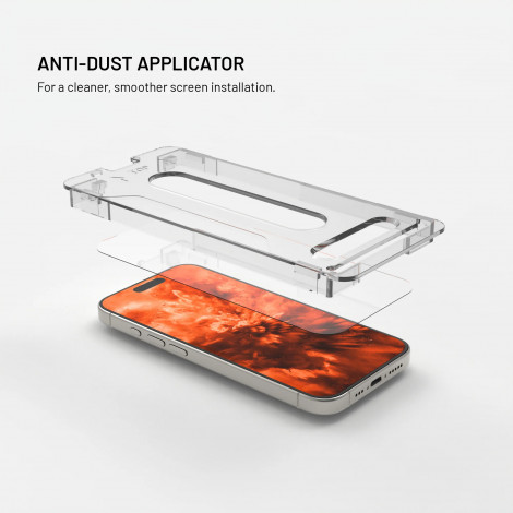 FIXED 2,5D Tempered Glass with anti-dust applicator for Apple iPhone 18 Pro Max, 2 pcs | Fixed