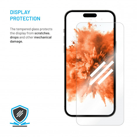 FIXED 2,5D Tempered Glass with anti-dust applicator for Apple iPhone 18 Pro Max, 2 pcs | Fixed