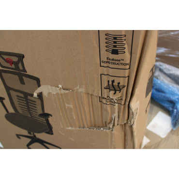 SALE OUT. | Ergonomic Chair Astat 200 Base material Nylon Castors material: Nylon with CareGlide coating | Black | DAMAGED PACKA